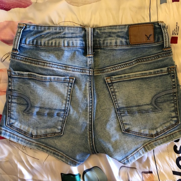 American Eagle Outfitters Pants - SOLD! :) NWOT Light Wash High Rise Shorties